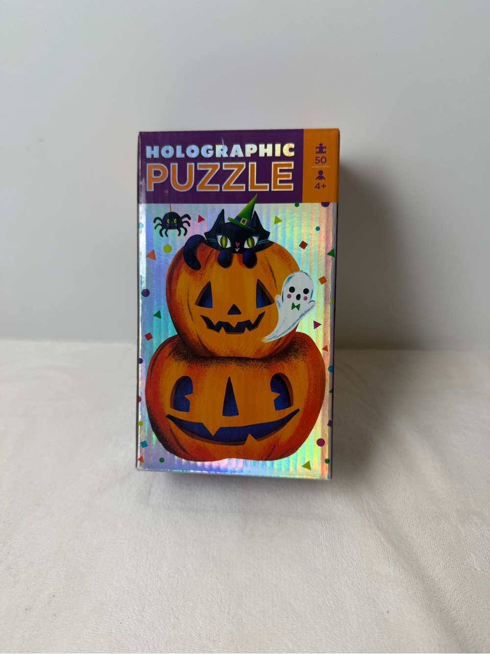 Crocodile Creek 50 Piece Holographic Halloween Pumpkin Puzzle